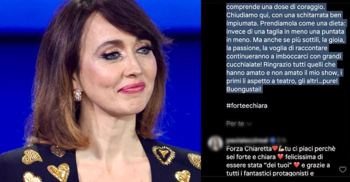 Chiara Francini, la replica alla Rai che le ha chiuso il programma
