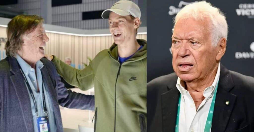 Panatta bordata a Pietrangeli per Sinner: "Ti ha battuto"