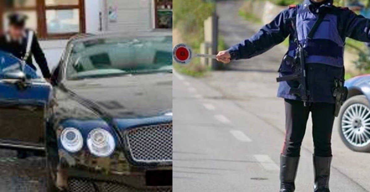 44enne ubriaco a bordo di una Bentley, fermato