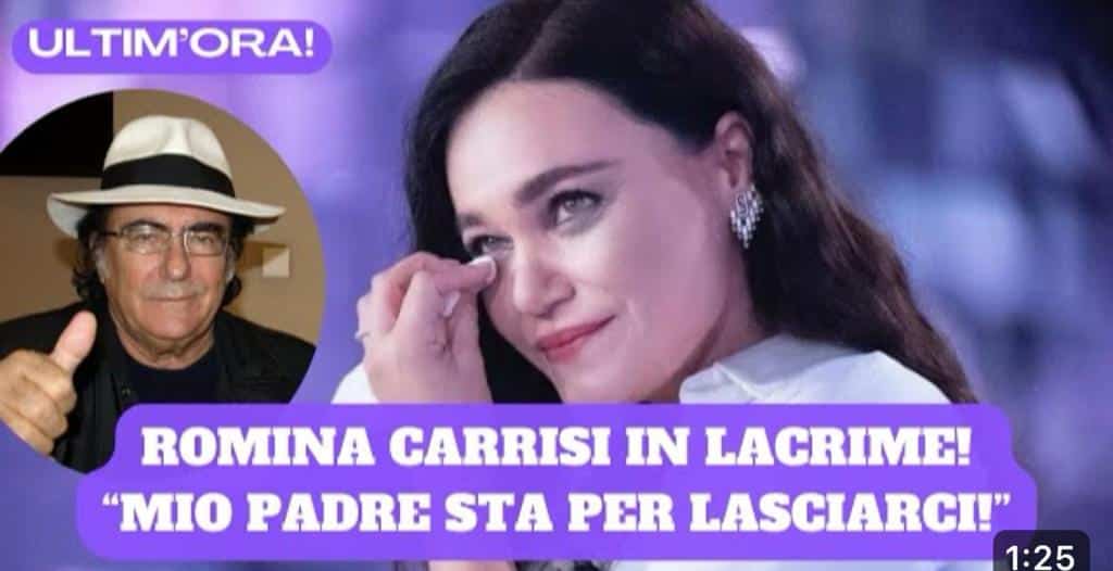 Romina Carrisi in lacrime, "Albano sta male", ma è una bufala: ecco cosa sta succedendo