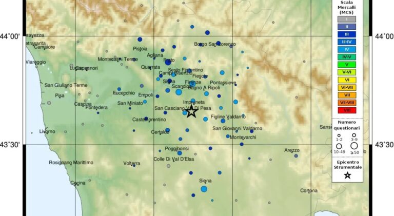 Terremoto in Toscana, sciame sismico di 50 scosse: ecco cosa sta accadendo