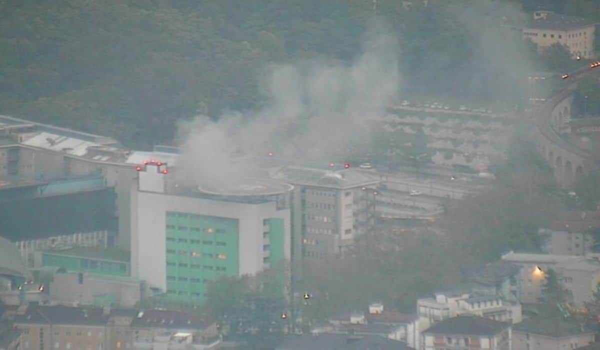 incendio ospedale santa chiara