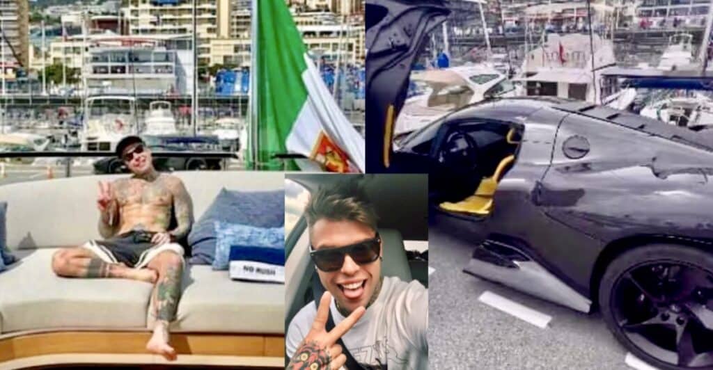 Fedez su uno yacht a Montecarlo per assistere al GP: quanto costa