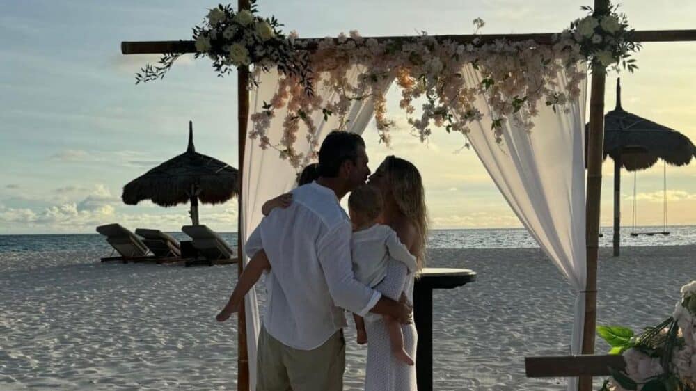 Secondo matrimonio alle Maldive per Luca Argentero e Cristina Marino: la FOTO della cerimonia