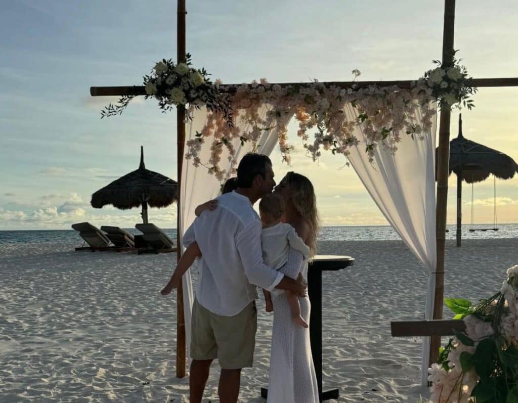 Secondo matrimonio alle Maldive per Luca Argentero e Cristina Marino: la FOTO della cerimonia