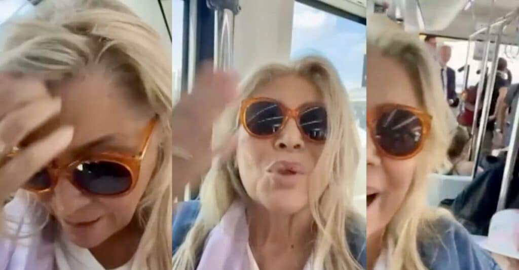 Mara Venier bloccata sul bus sbotta