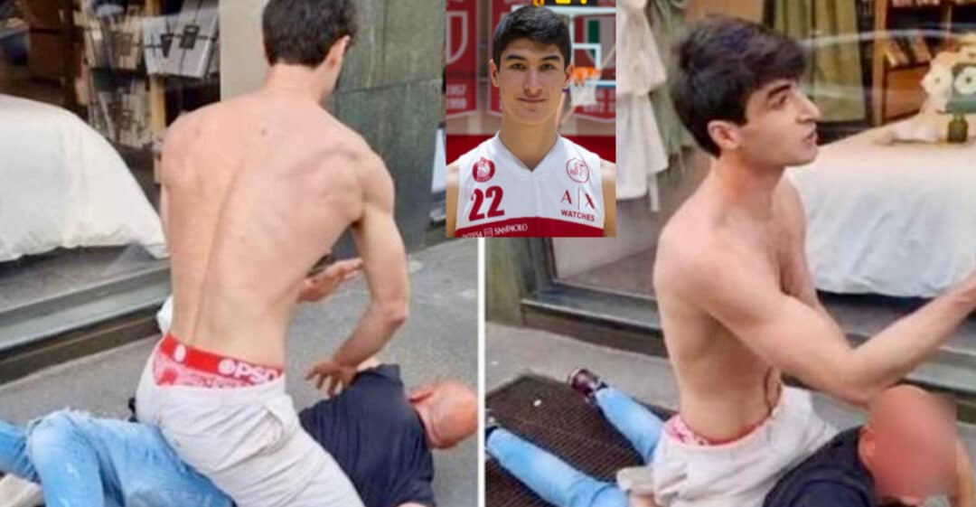 Ladro ruba alla mamma di un giocatore di basket che lo insegue e stende