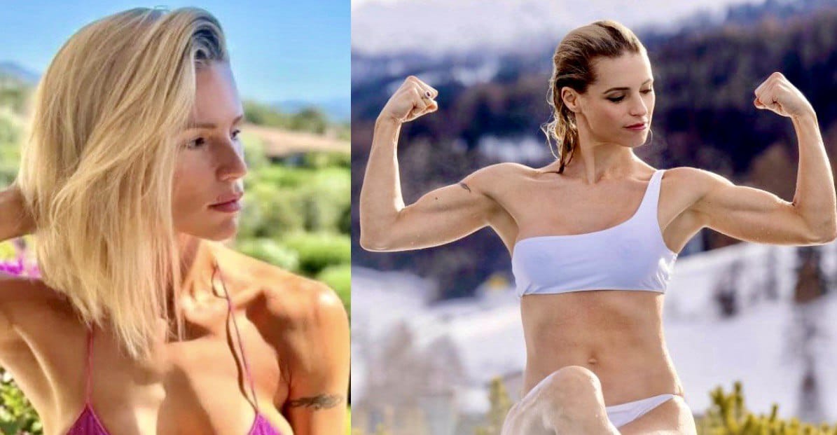 Michele Hunziker, corpo perfetto a 47 anni