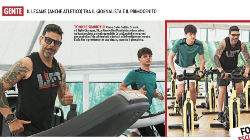 Salvo Sottile, il forte legame con suo figlio Giuseppe e l'amore per lo sport: "Condividiamo ogni partita, è un modo per volerci bene"