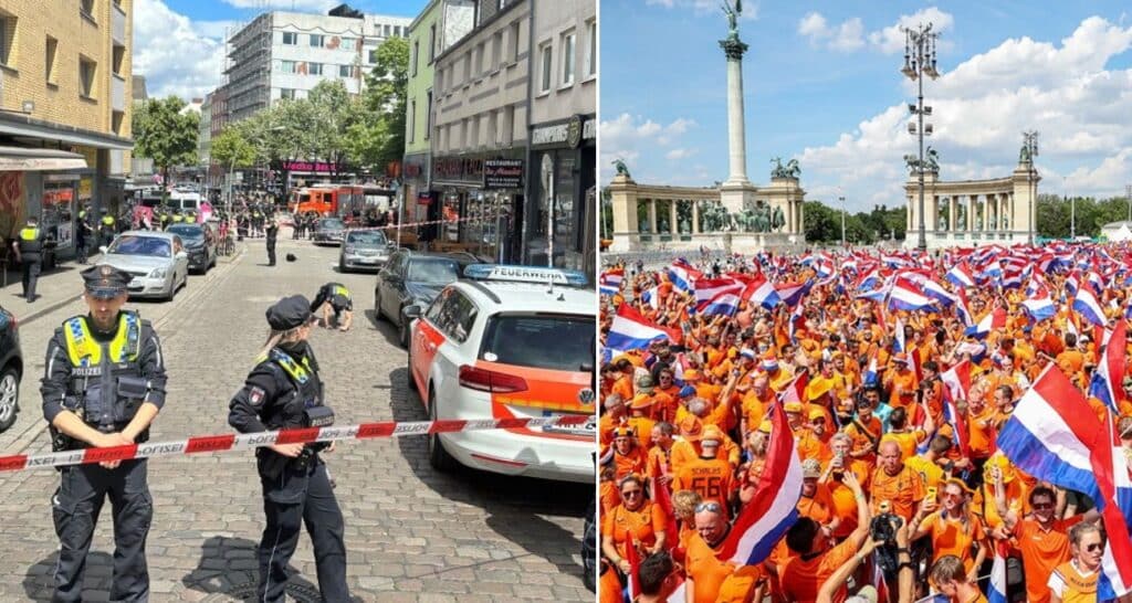 Euro 2024, tifoso armato sparato alle gambe