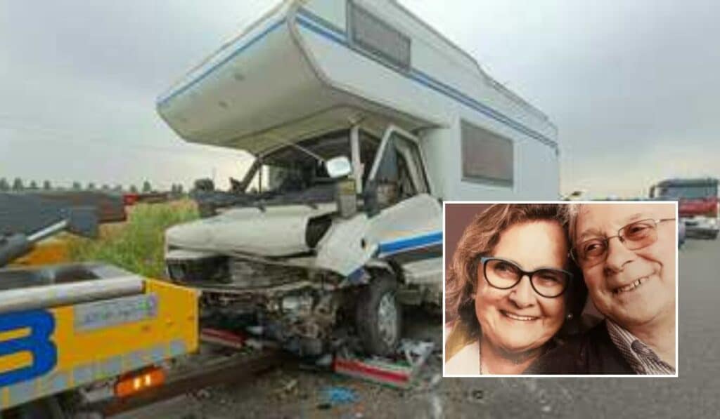 auto camper muore coppia pensionati