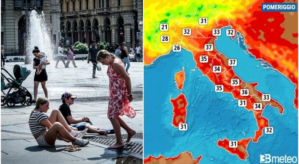 Caldo da record, oggi e domani bollino rosso in 11 città: ecco quali sono