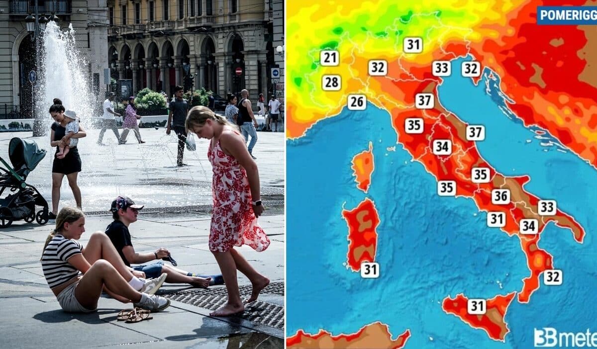 Caldo da record, oggi e domani bollino rosso in 11 città: ecco quali sono