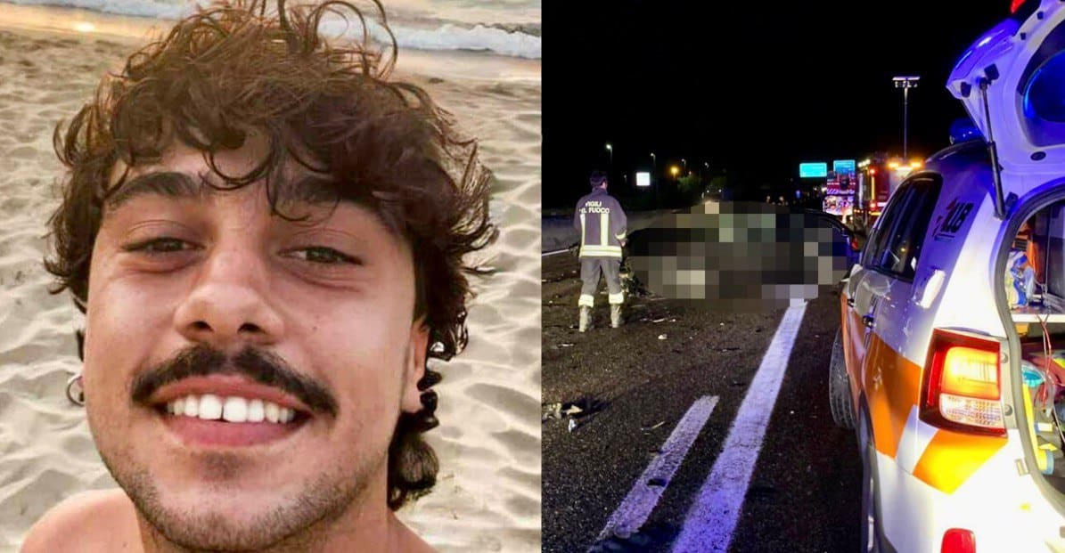 Michele Luzzardi morto sulla A14 a 21 anni