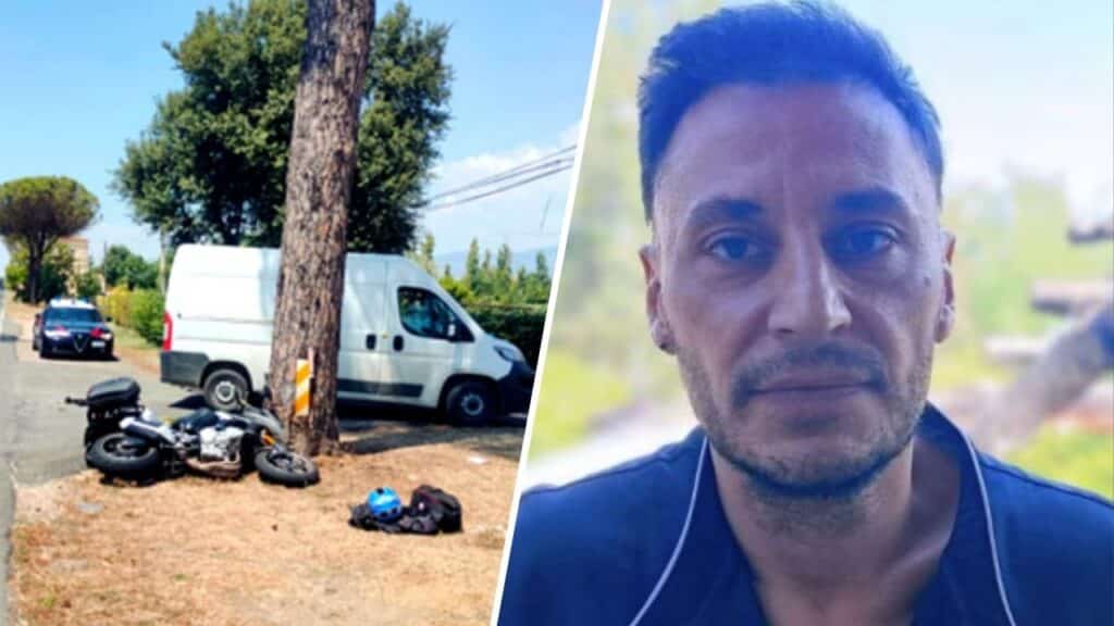 incidente appia morto giuseppe