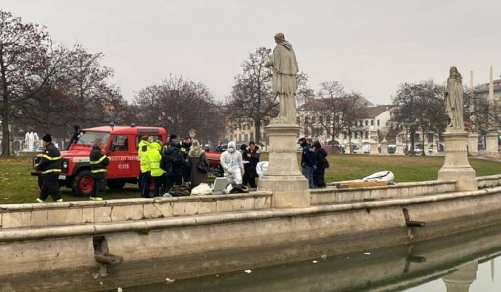 padova cadavere strada