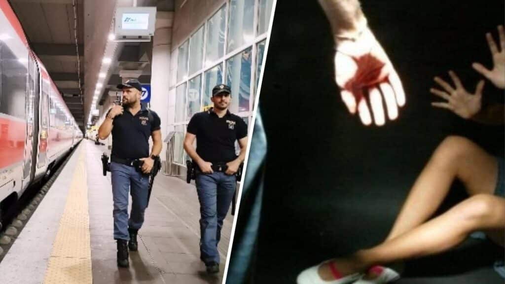 pietra aggredisce violenta donna stazione