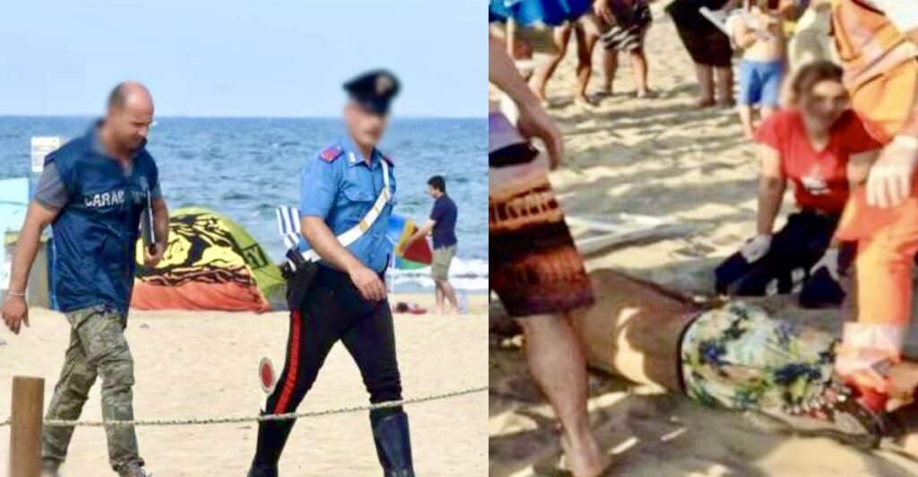 Massacrato a colpi d'ombrellone in spiaggia per futili motivi