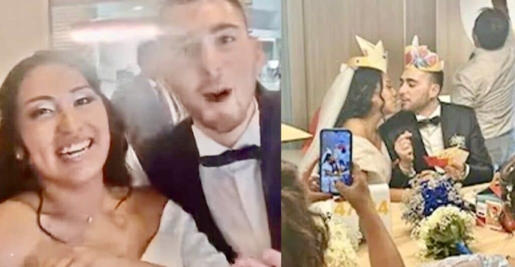 Michele e Ilary si sposano al McDonald's