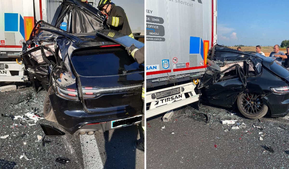 Venezia, Porsche finisce sotto un tir
