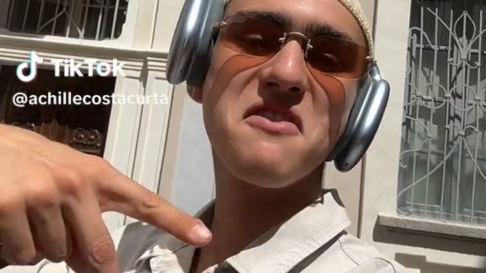 Achille Costacurta è tornato su TikTok, Alessandro Rosica: "Chissà se la mamma conosce le minacce che mi ha fatto"