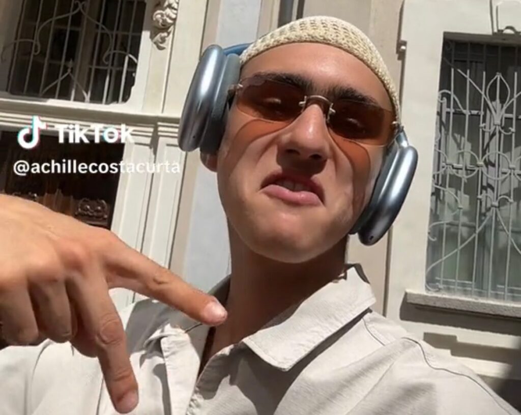 Achille Costacurta è tornato su TikTok, Alessandro Rosica: "Chissà se la mamma conosce le minacce che mi ha fatto"