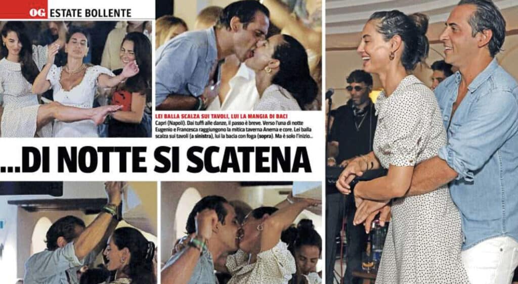 Capri, Francesca Chillemi e Eugenio Grimaldi prima uscita ufficiale: le FOTO