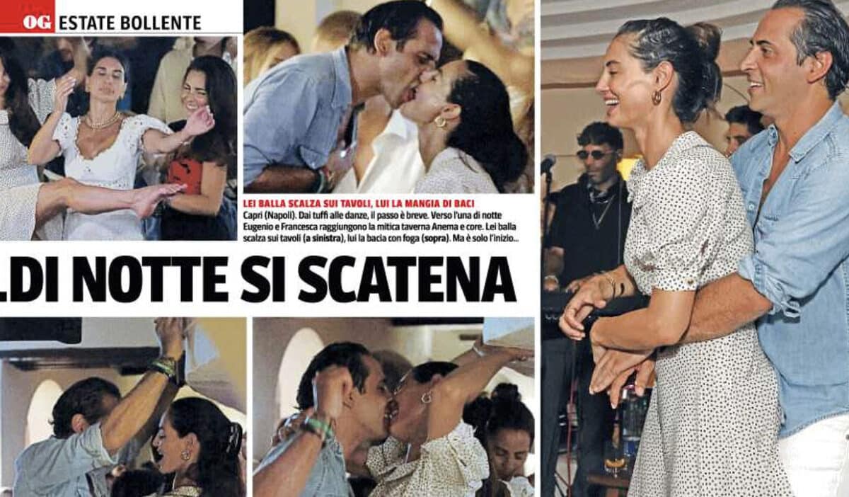 Capri, Francesca Chillemi e Eugenio Grimaldi prima uscita ufficiale: le FOTO