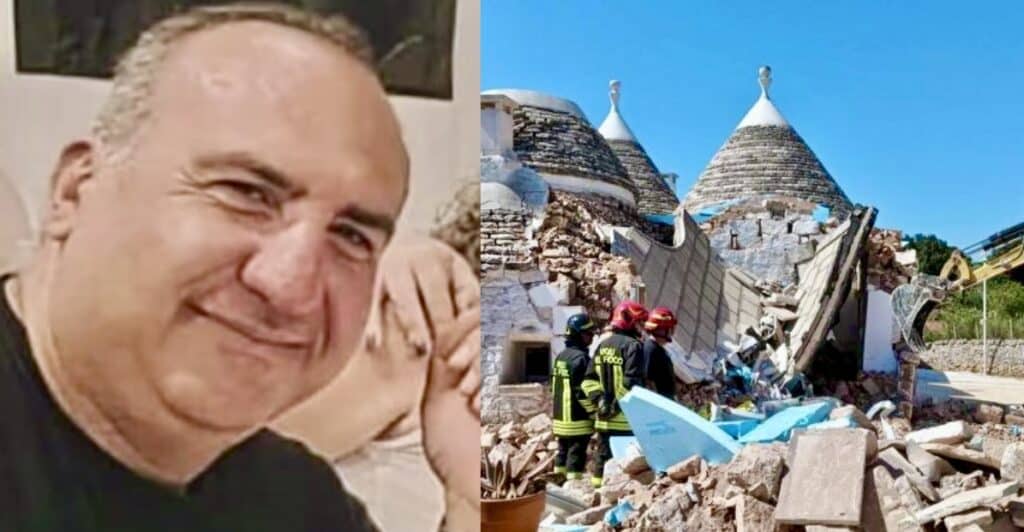 Nicola Salatino, morto nell'esplosione del trullo a Brindisi