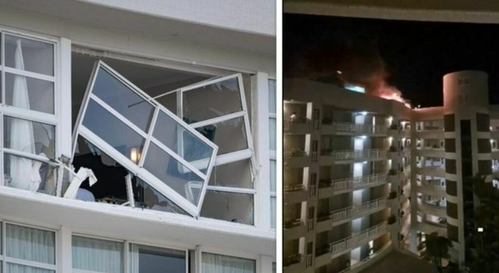 Elicottero si schianta sul tetto dell'hotel Hilton, morto il pilota: è panico (VIDEO)