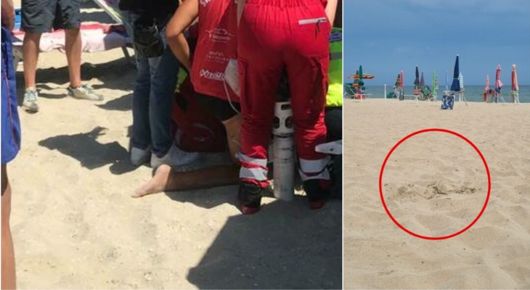 Fulmine sulla spiaggia di Teramo, tre persone ferite: una è grave