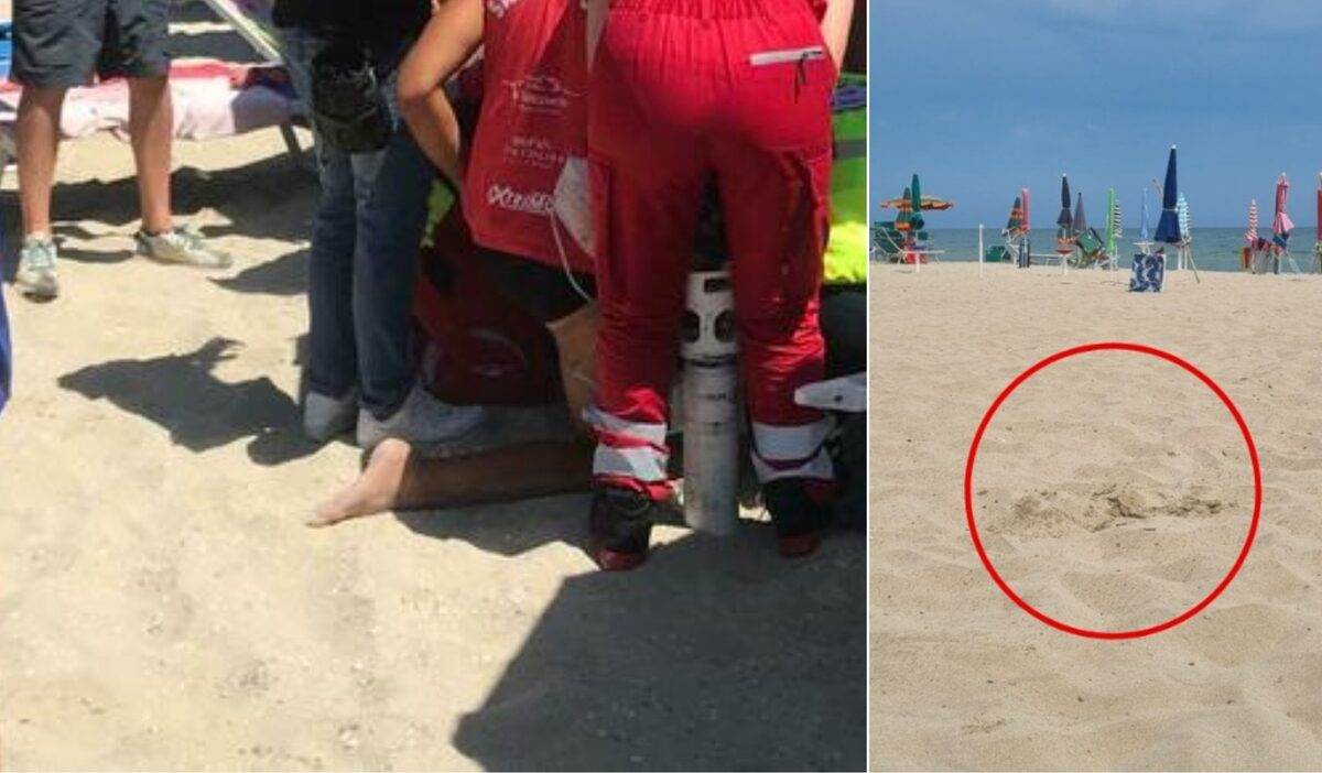 Fulmine sulla spiaggia di Teramo, tre persone ferite: una è grave