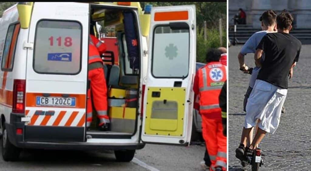 Ragusa, incidente in monopattino