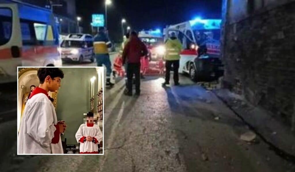 motorino schianta auto emanuel muore