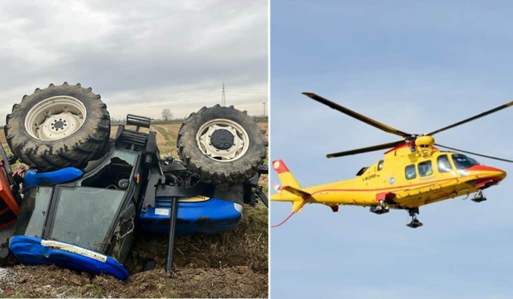 Torino, bambino schiacciato da un trattore