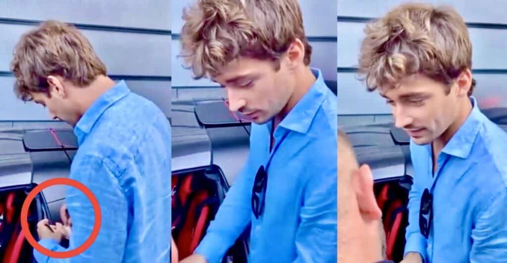 Leclerc, polemiche sulla mancia al parcheggiatore: "Ma non sei milionario?"