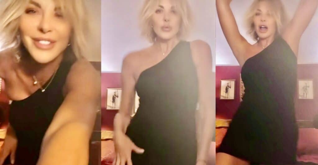 Alba Parietti, il ballo sexy in minigonna contro gli haters: il motivo