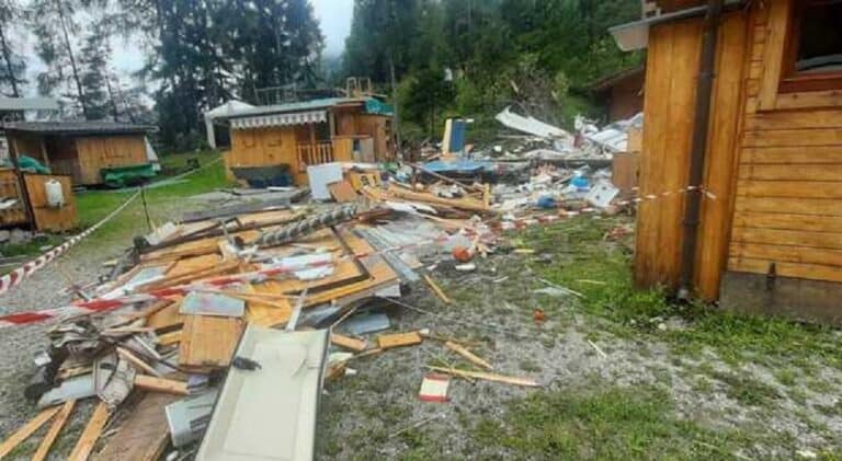 Alleghe, esplosione in una roulotte: ferite mamma e figlia