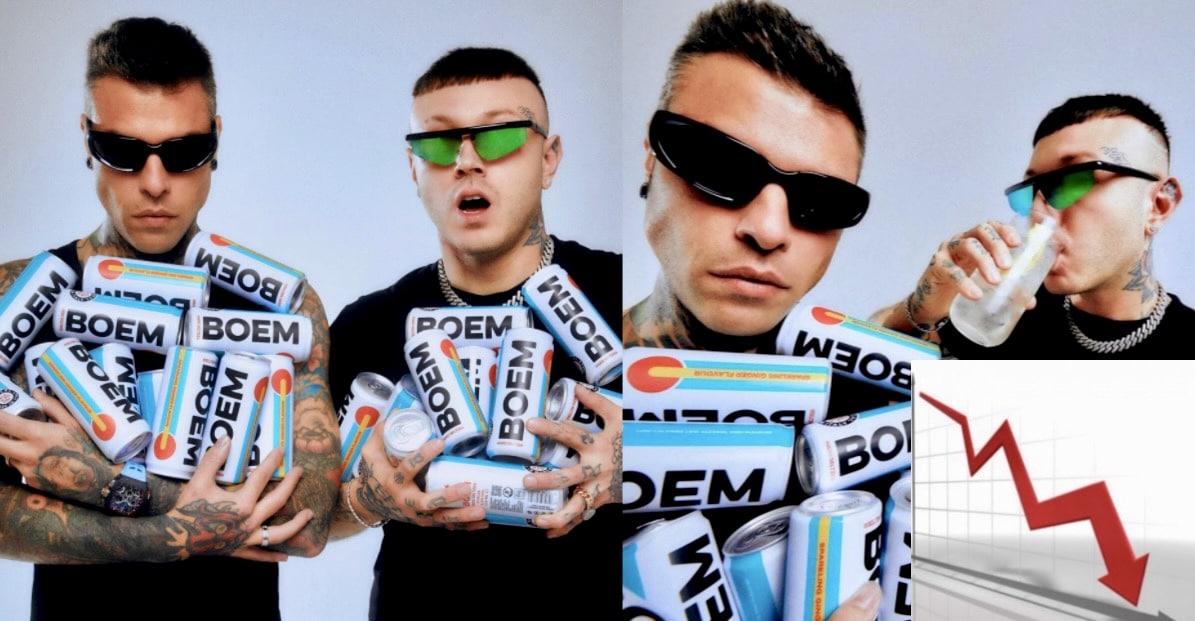 Fedez e Lazza, "Boem", la loro bibita è un flop
