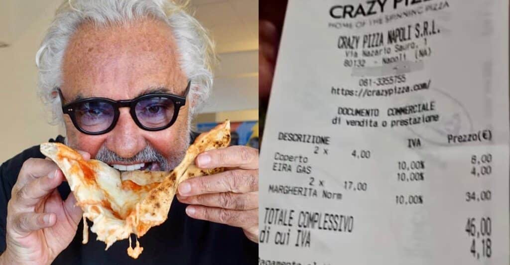 Crazy Pizza a Napoli, polemiche sullo scontrino da 46 euro