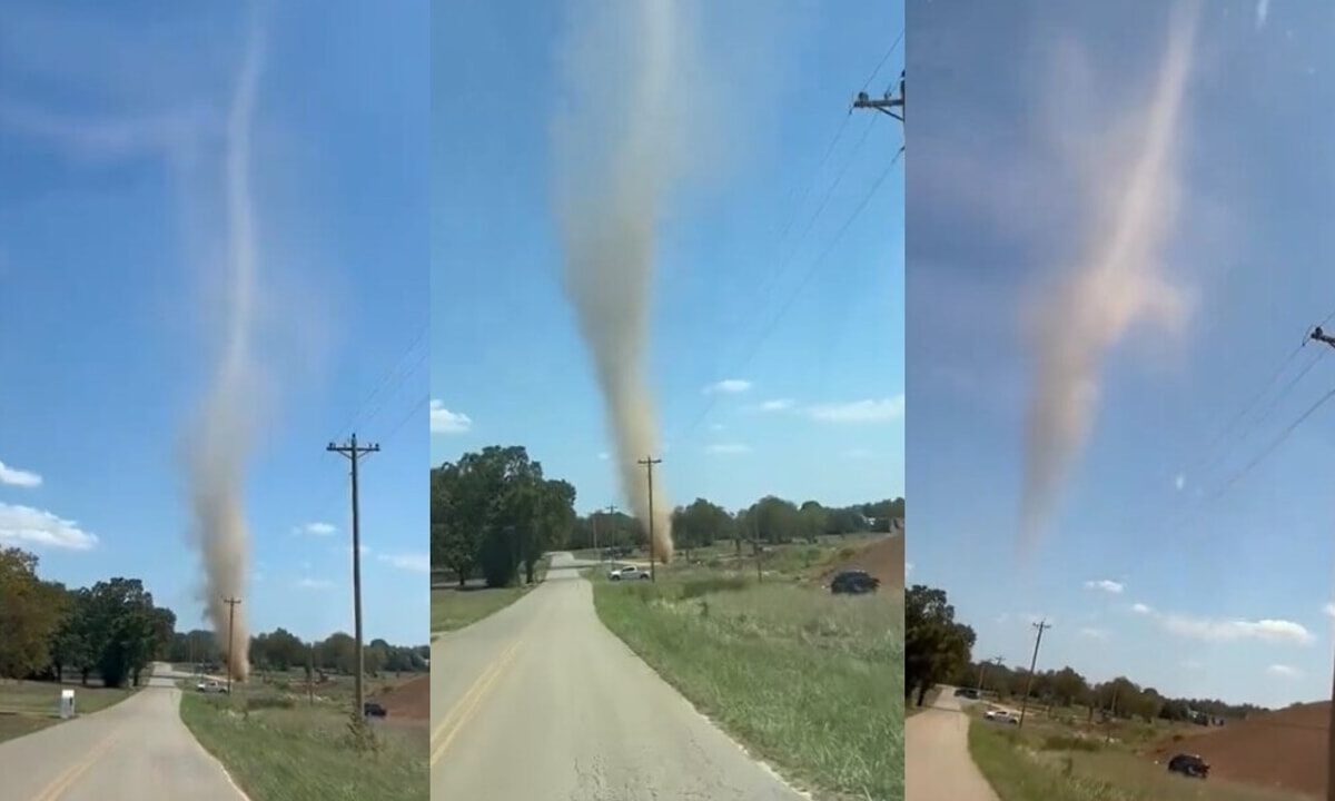 Il "diavolo di polvere" che appare e scompare: ecco cos'è