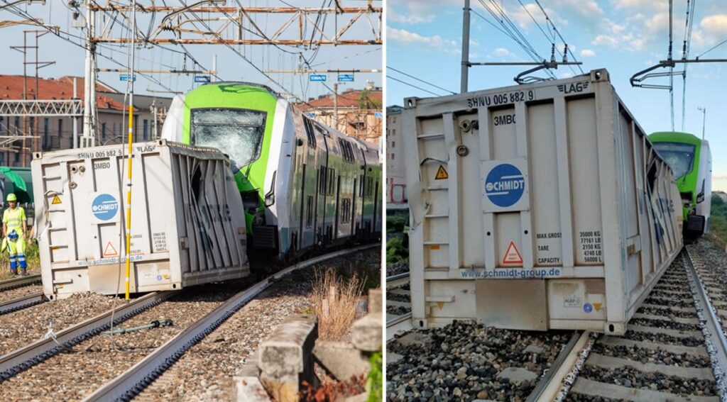 Milano, incidente ferroviario
