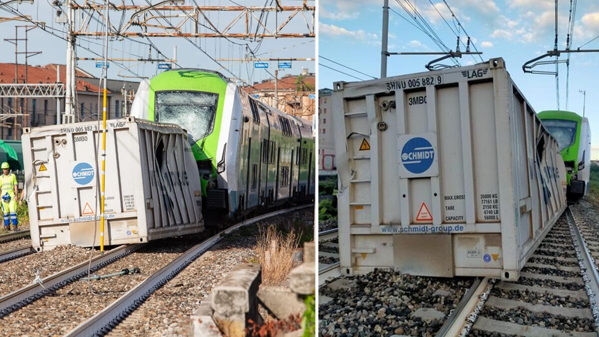 Milano, incidente ferroviario