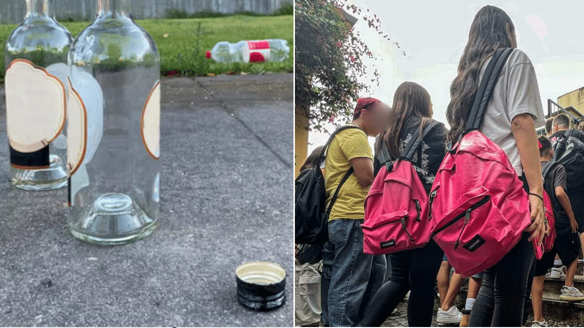 Lecce, beve vodka a scuola