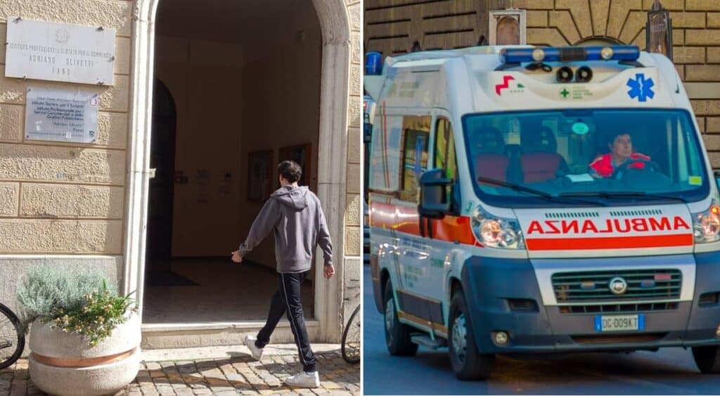 Fano, ragazzino accusa malore a scuola