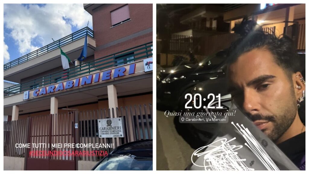 Federico Fashion Style e la giornata dai carabinieri, le accuse all'ex moglie: "Vai a lavorare"