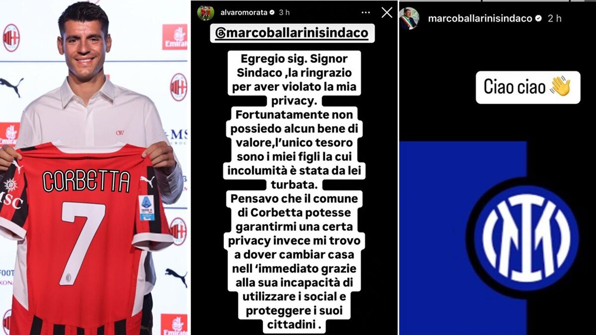 Morata attacca il sindaco di Corbetta