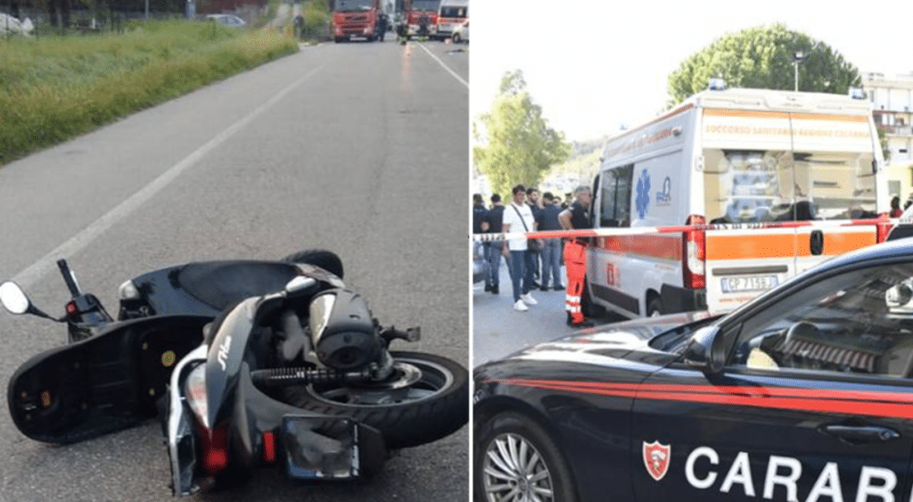 Roma, incidente con lo scooter rubato