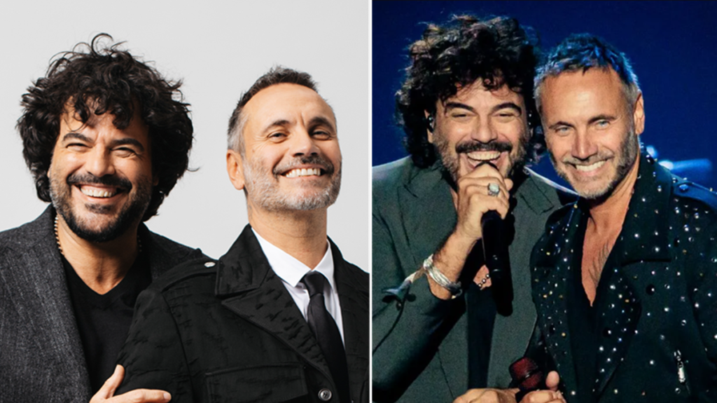 Nek saluta Francesco Renga