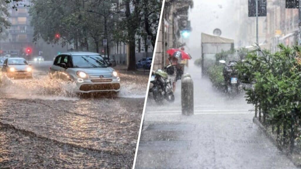 maltempo giovedì nubifragi allerta